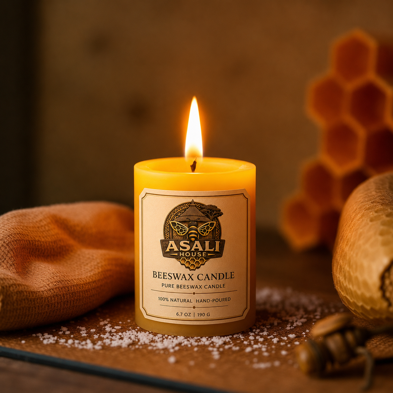 Beeswax Candle